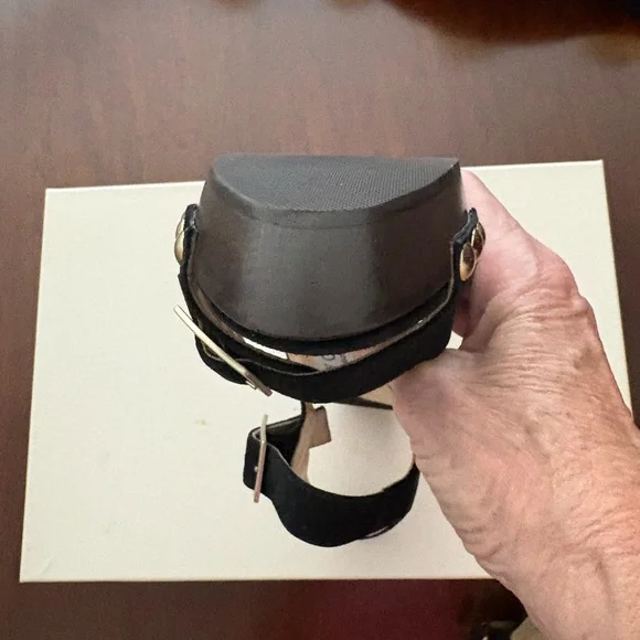 Jimmy Choo Urban Black Suede Women's Platform Sandals. Size 37 (6.5M) - Picture 12 of 16